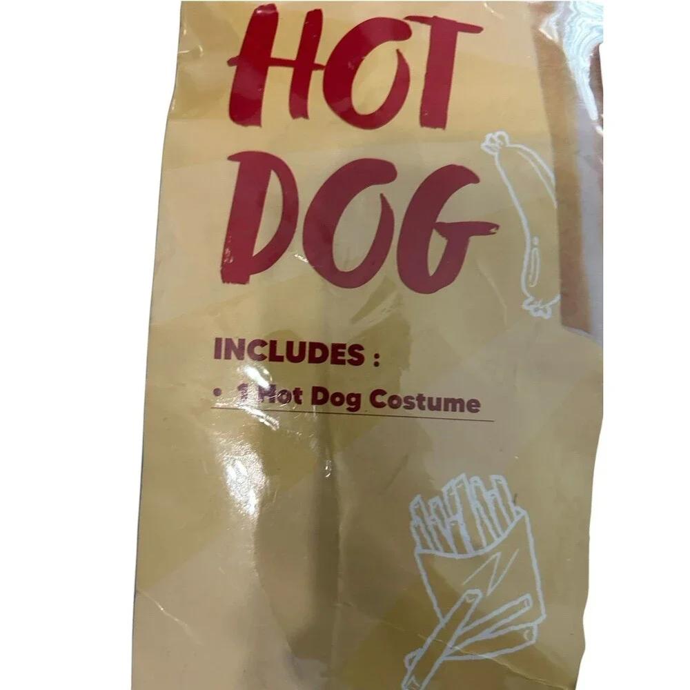 Child Hot Dog Costume Size S (5-7 yrs)